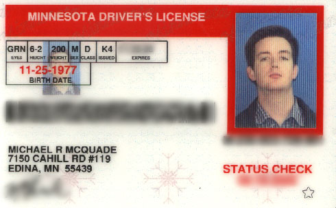 minnesota drivers license template fake drivers license template